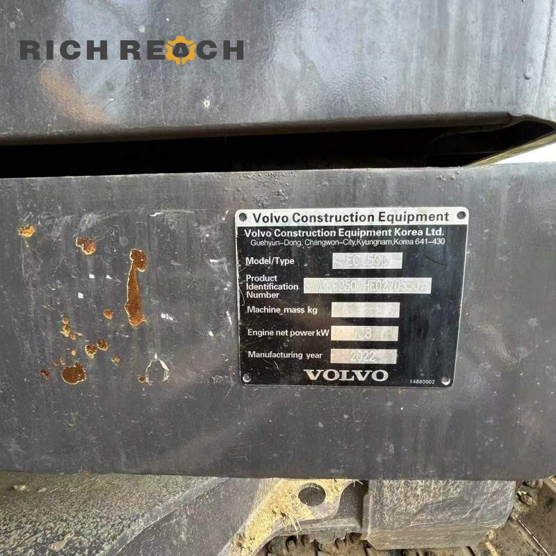 Cab interior and controls – 2025 Volvo EC250DL excavator best price $41,000